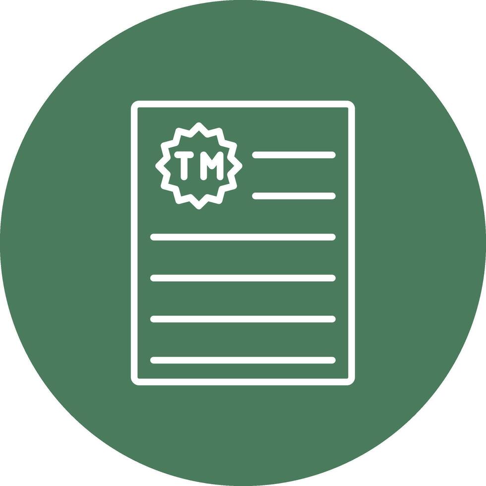 Trademark 3D Styled Symbol vector