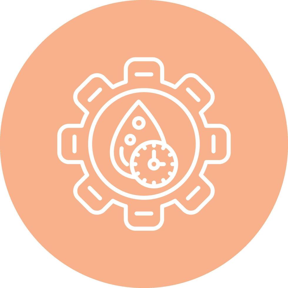Cholesterol Vibrant UI Element vector