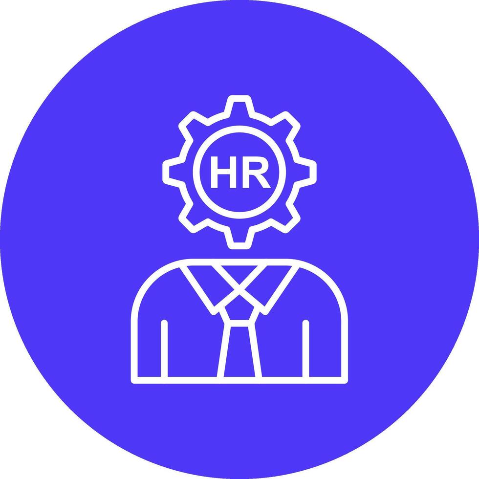 Hr Manager Stylized Tech Element vector