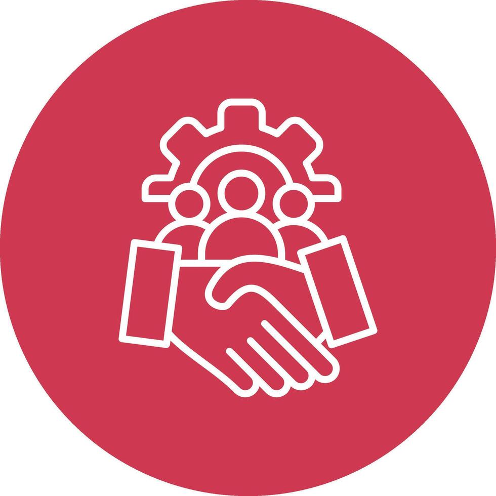 Team Creative Flat Illustration vector