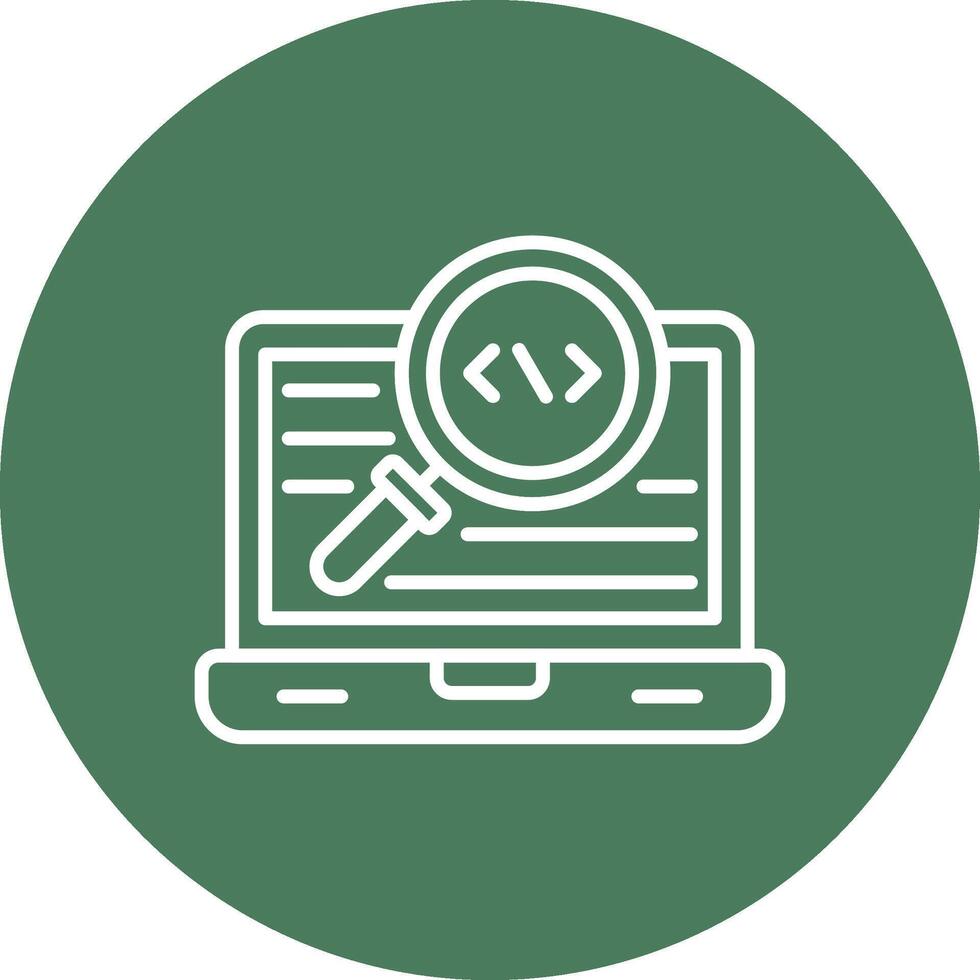 Code Functional Icon Art vector