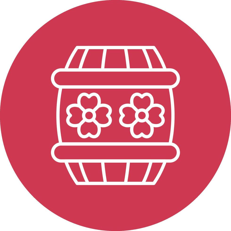 Barrel 3D Styled Symbol vector
