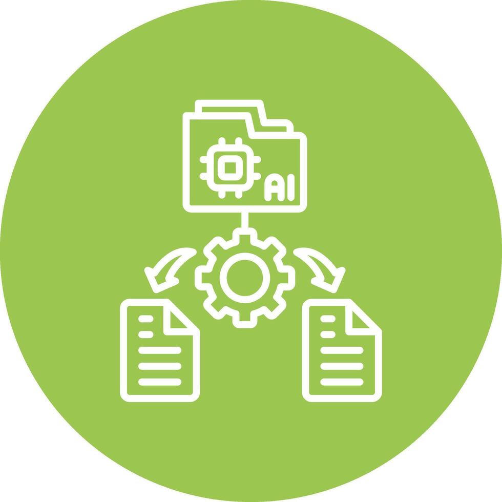 Data Collection Bold Web Icon vector