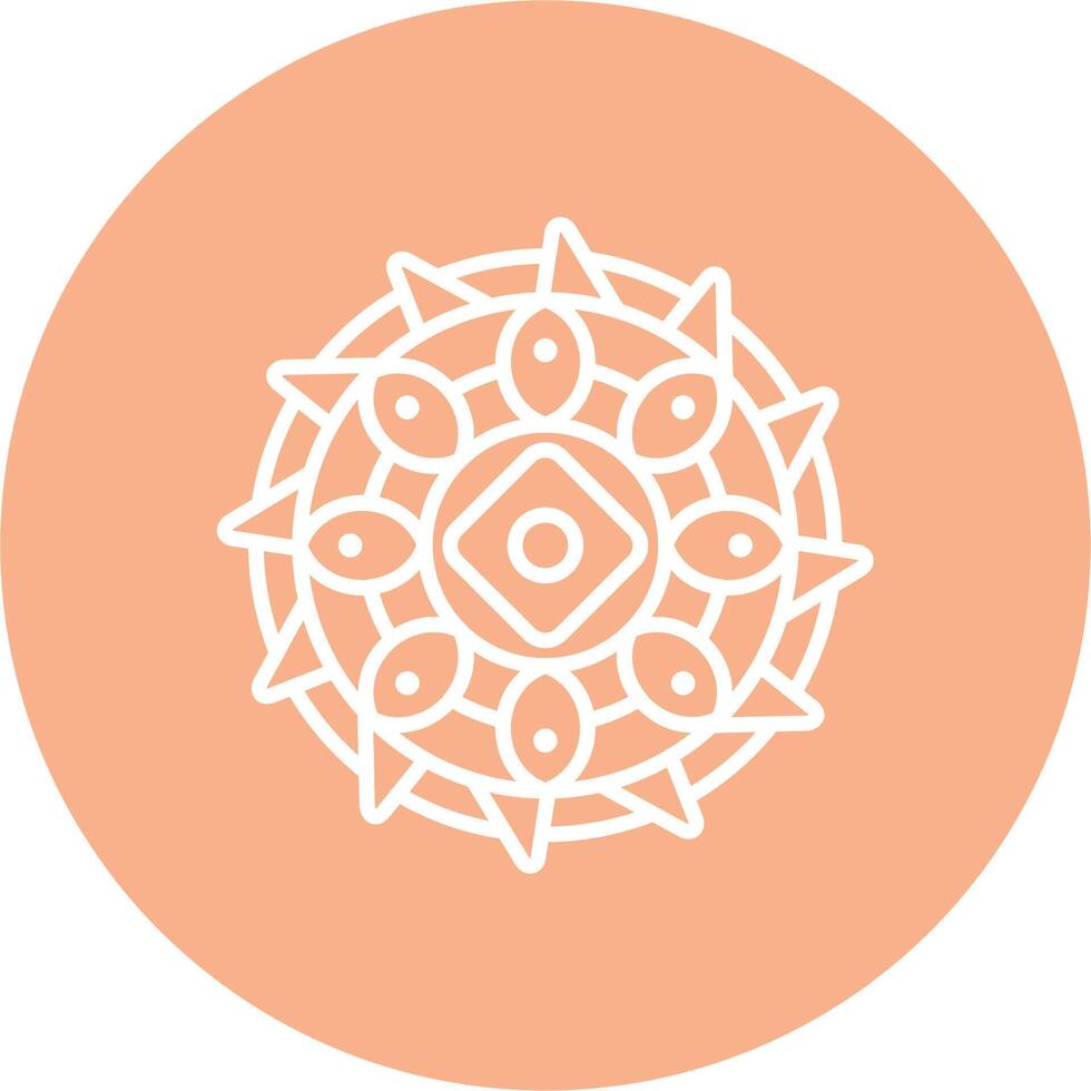 Mandala Gradient Tint Artwork vector