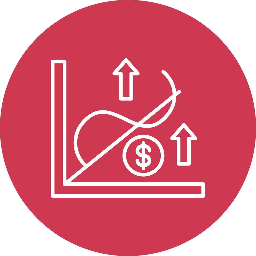 Statistics Smooth Gradient Icon vector