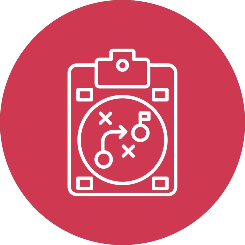 Strategy Line Style Symbol vector