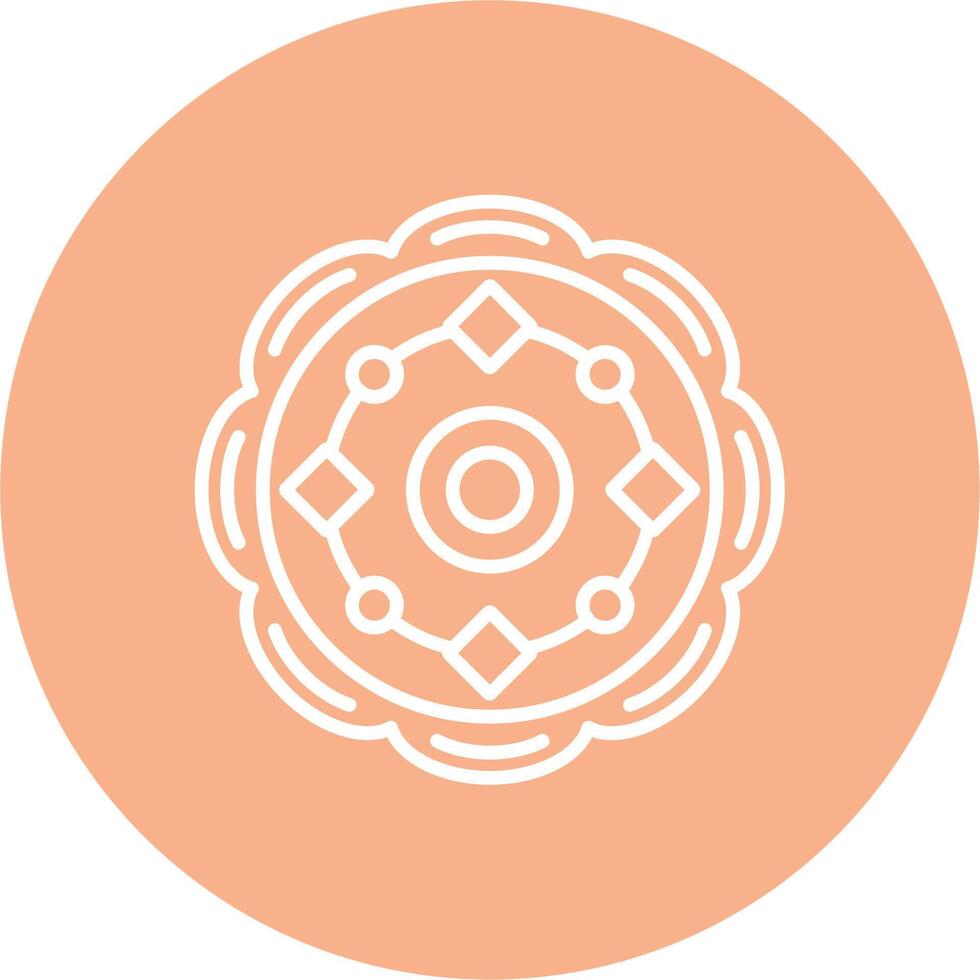 Mandala Bold App Illustration vector
