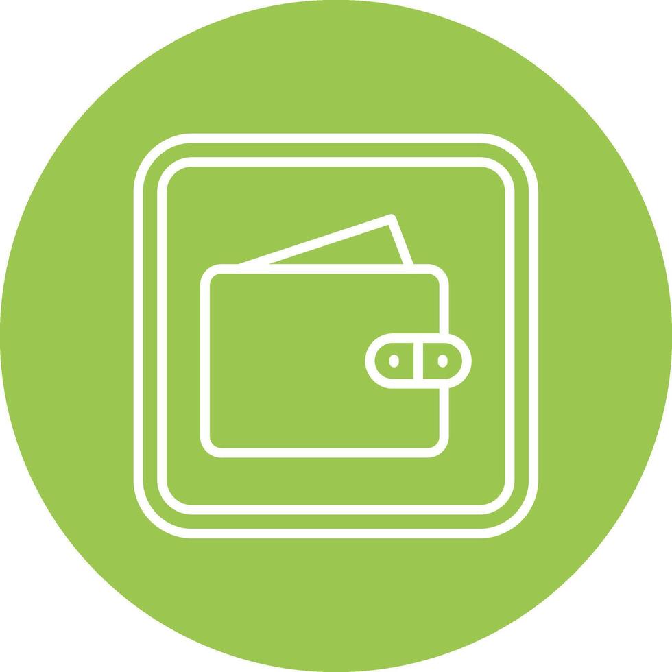 Wallet Sharp Edge Symbol vector