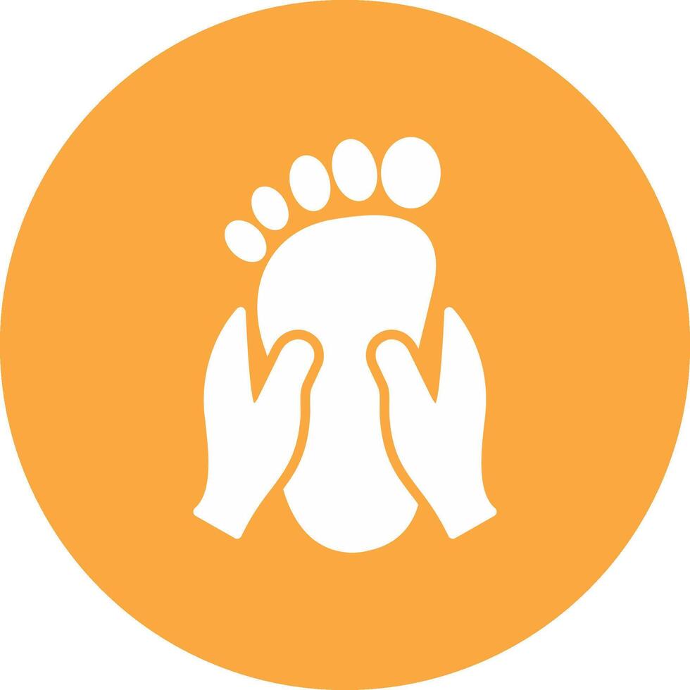 Foot Massage Simple Motion Design vector