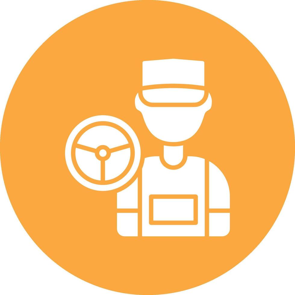 Driver Lined Visual Concept vector