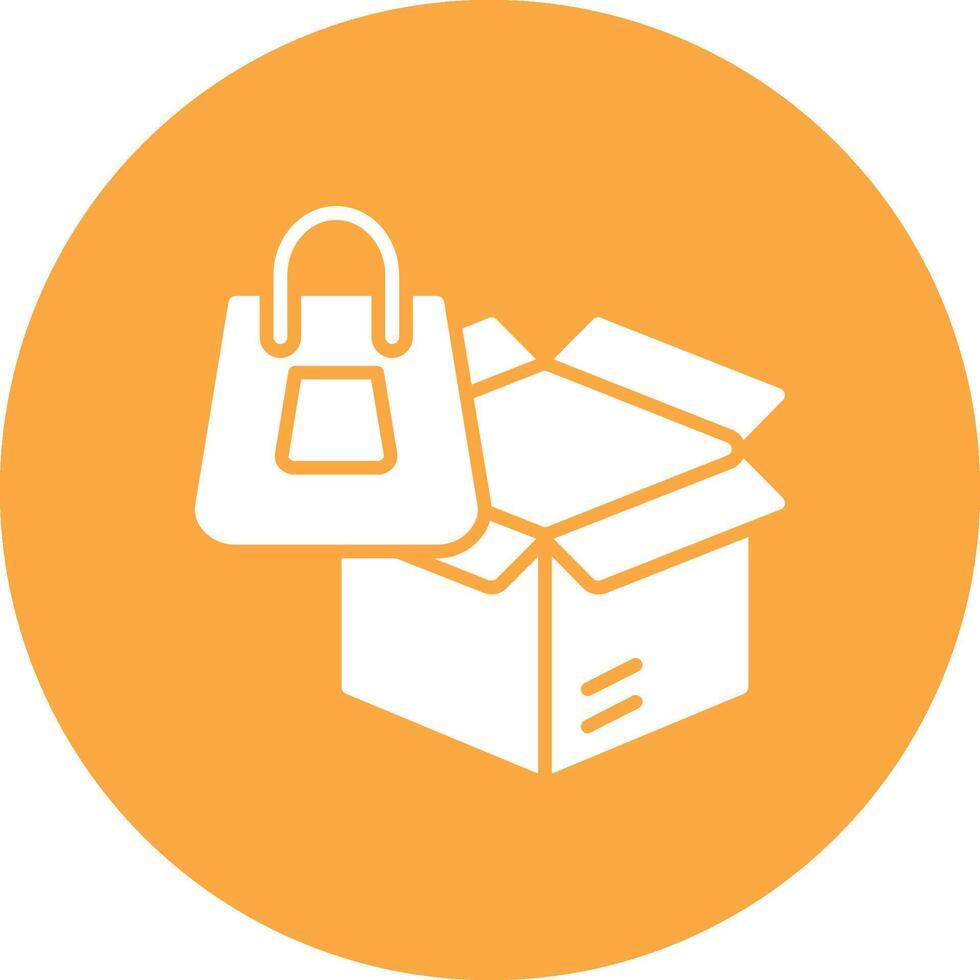 Box Bright Flat Element vector