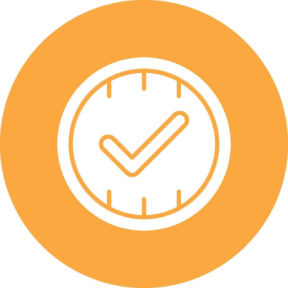 Ok Smooth Gradient Icon vector