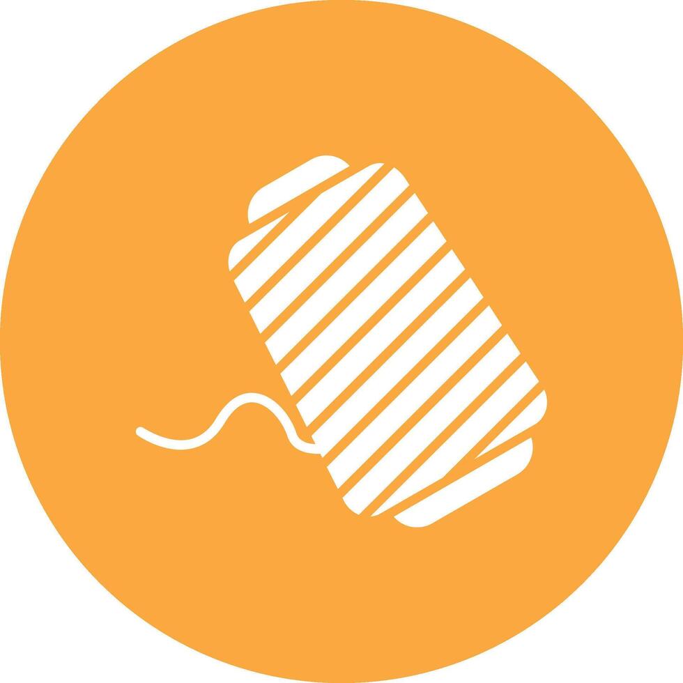 Thread Spool Bright Flat Element vector