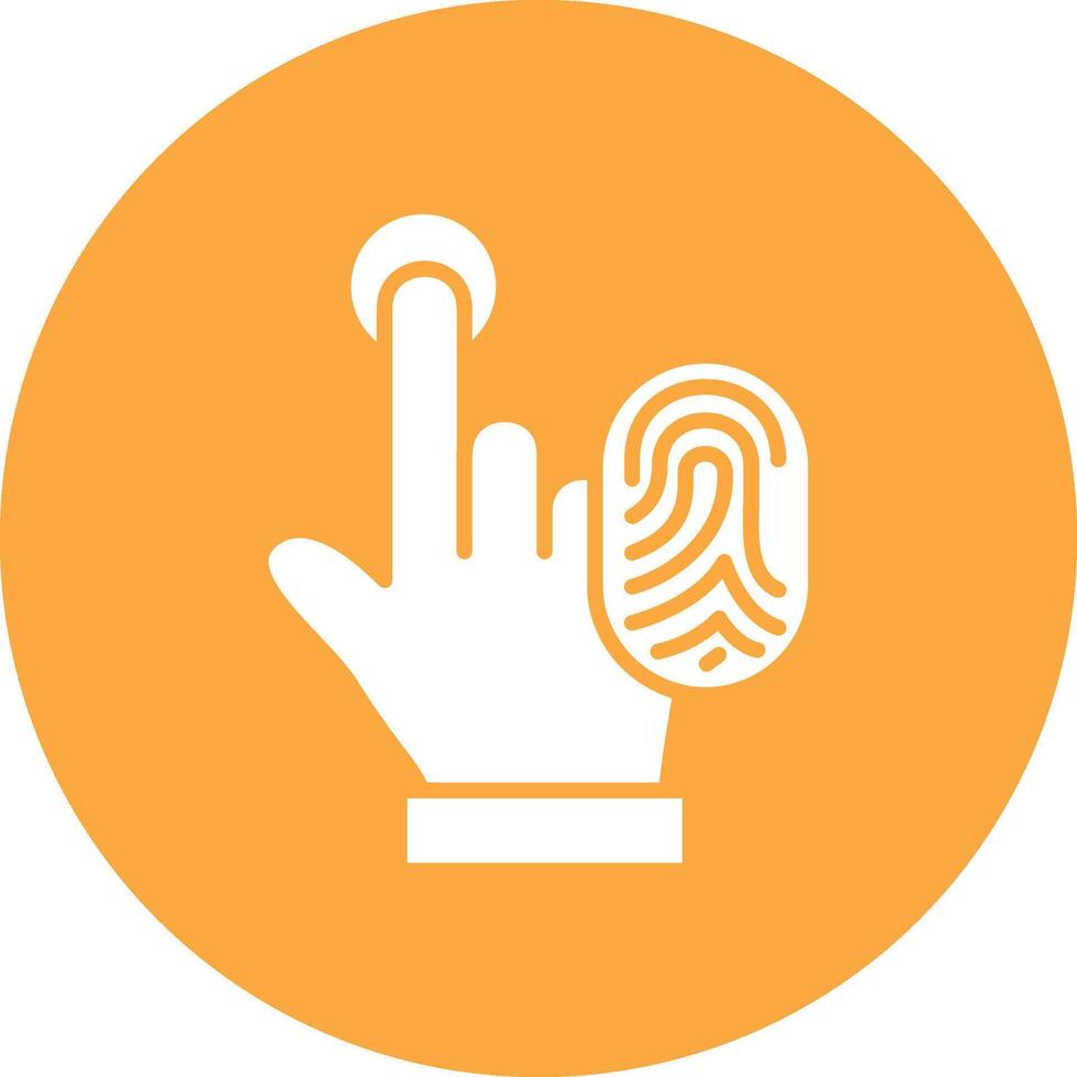 Touch Id Soft Shadow Design vector