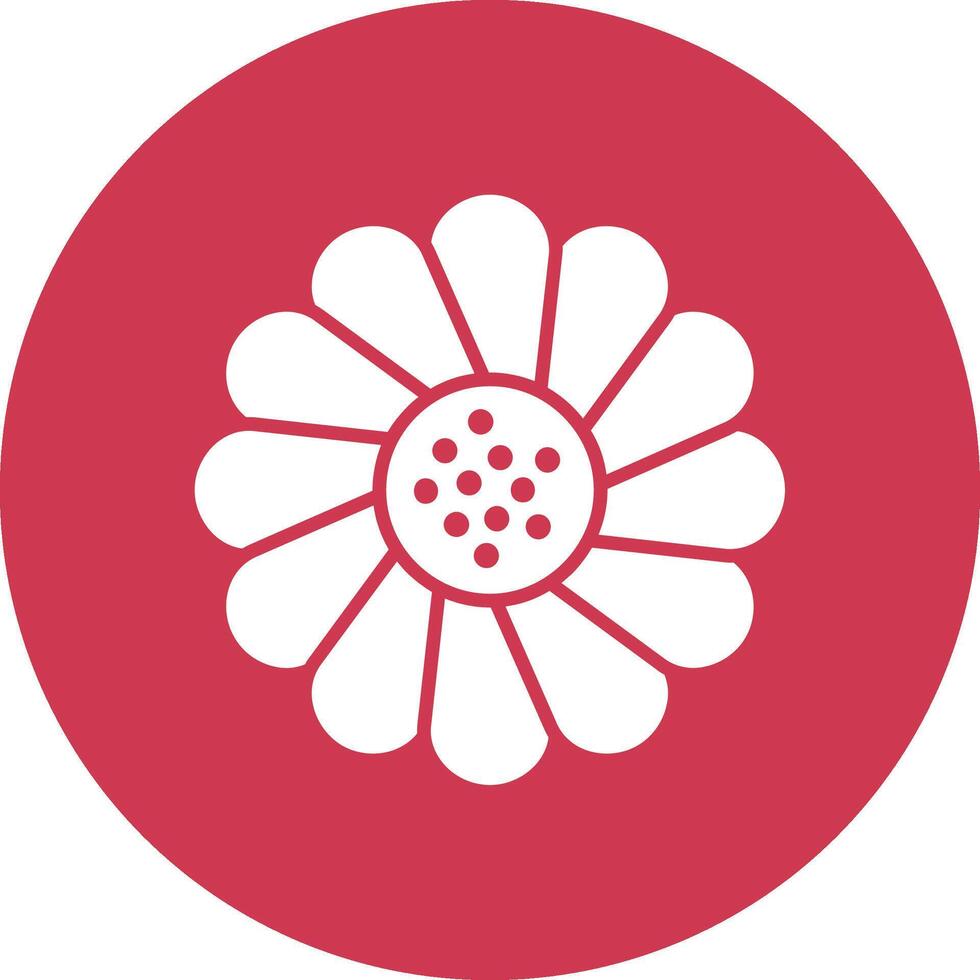 Chamomile Playful Line Icon vector