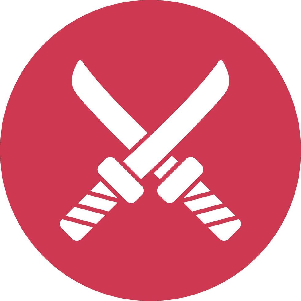 Katana Clean Grid Icon vector