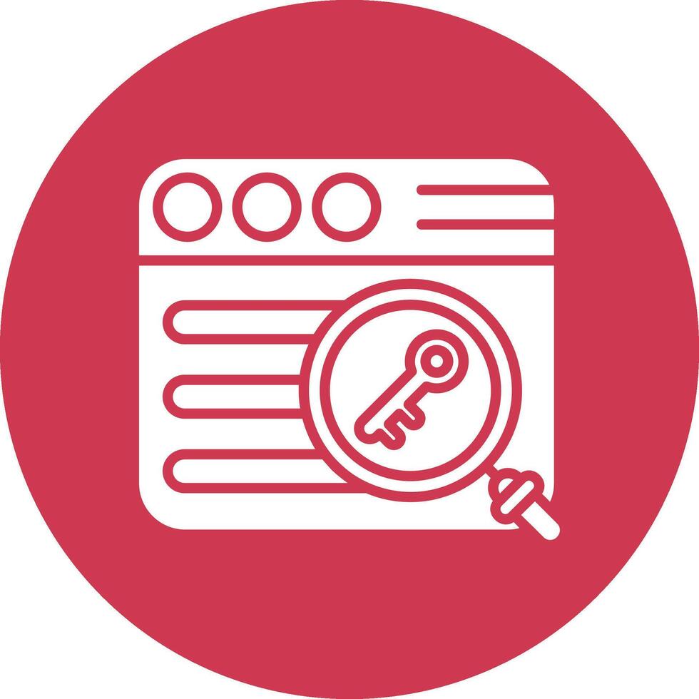 Keyword Playful Line Icon vector