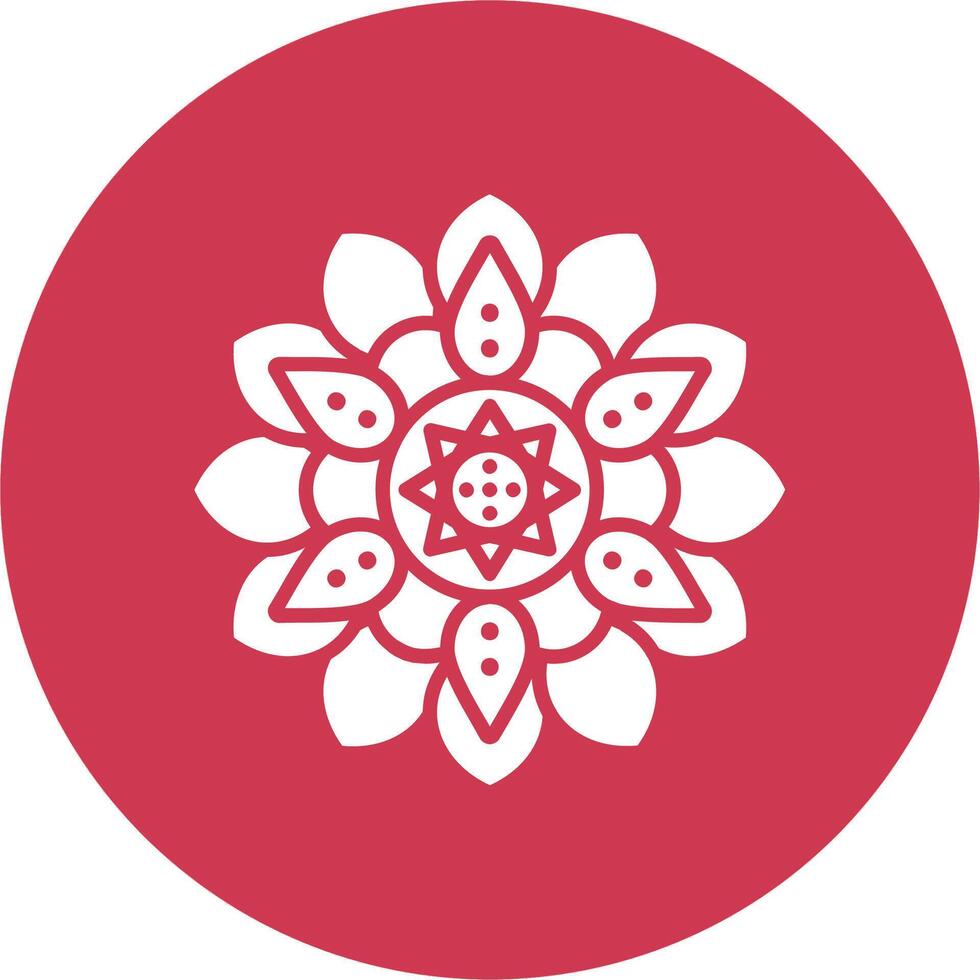 Mandala Minimal Touch Graphic vector