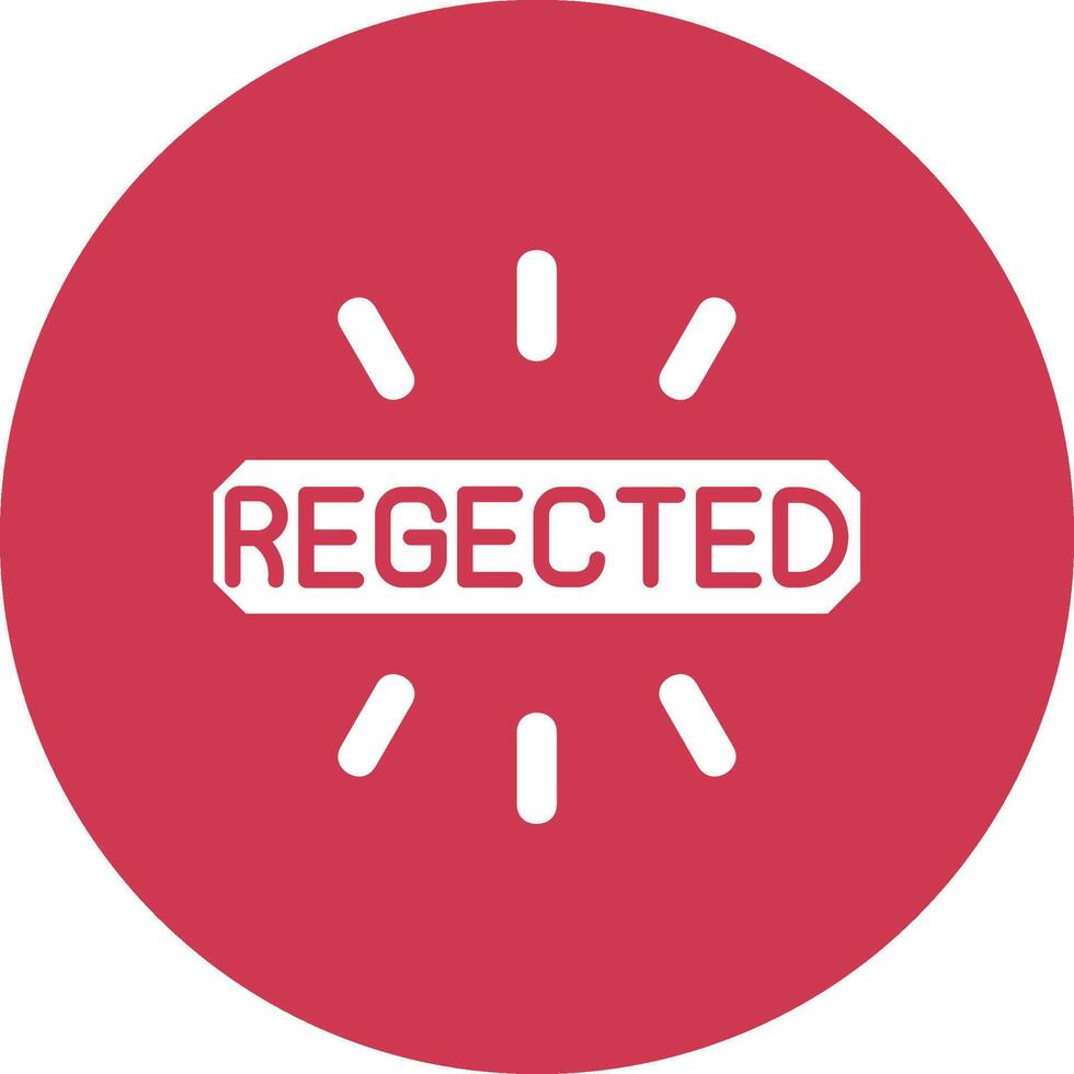 Rejected User-Friendly Visual vector