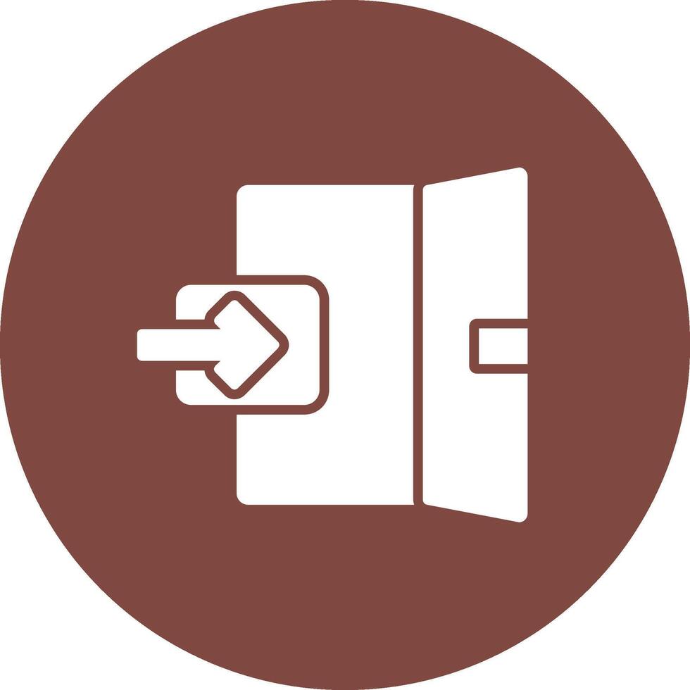 Emergency Exit Compact App Icon vector