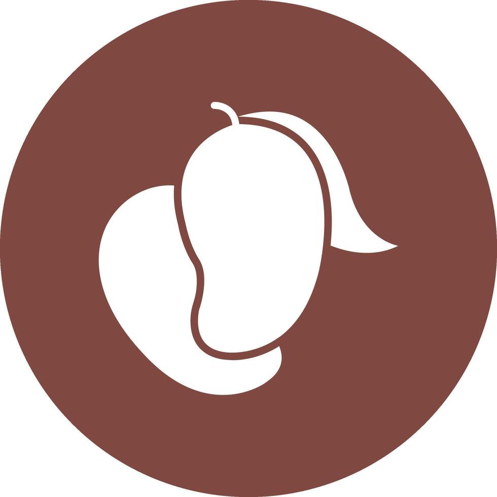 Mango Shadowed Icon Style vector