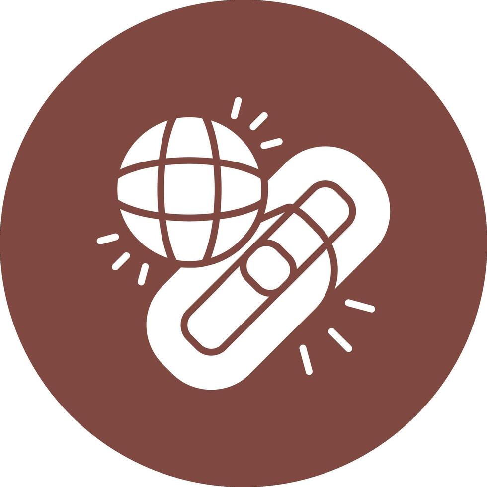 Link Outlined App Visual vector