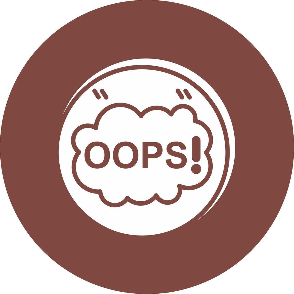 Oops Web Ready Graphic vector