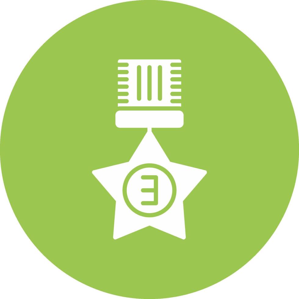 3rd Prize Wireframe Illustration vector