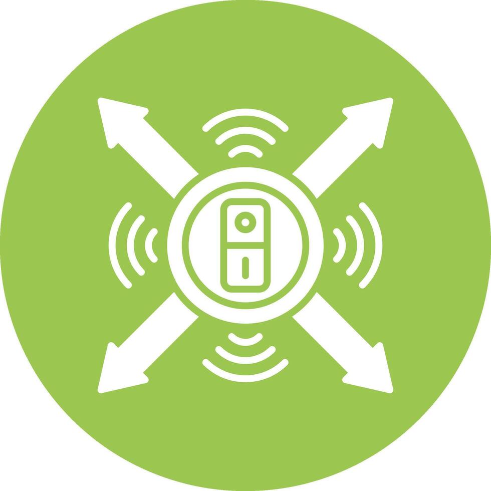 Accelerometer Sensor Sharp Edge Symbol vector