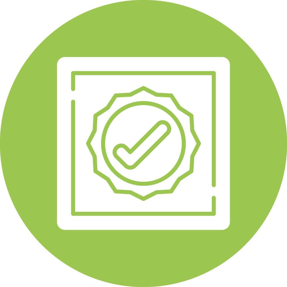Confirmation Clean Web Element vector
