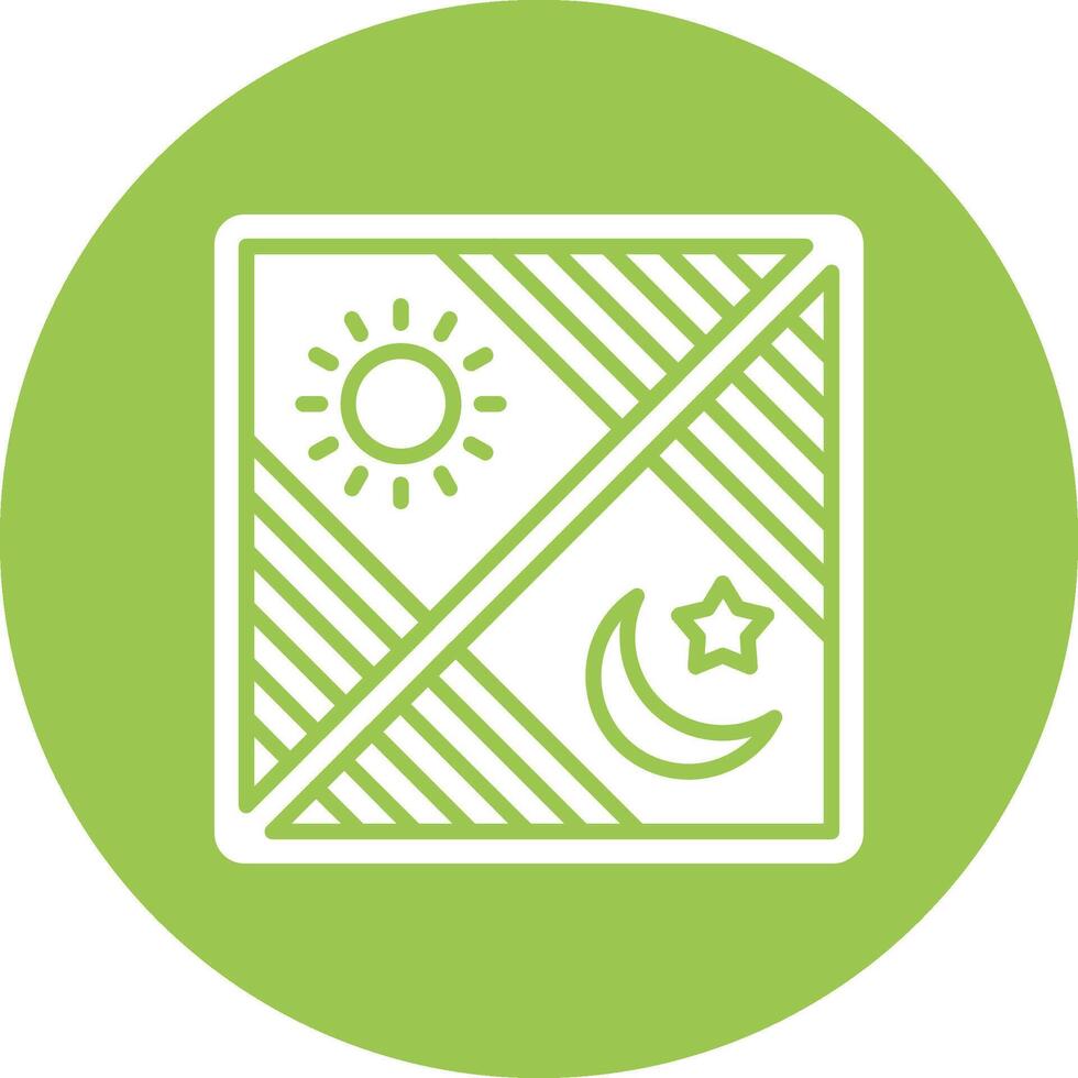 Day And Night Interactive Icon Badge vector