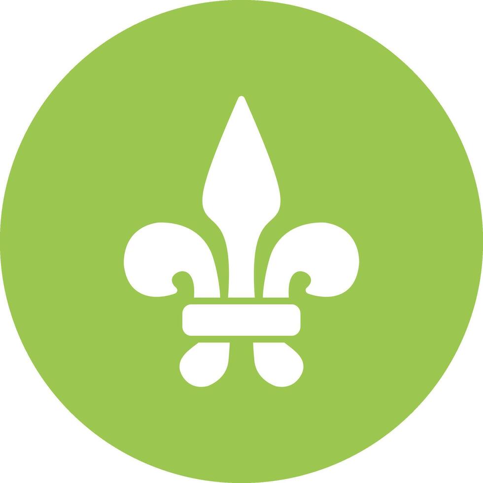 Fleur De Lis Clean Shape Symbol vector