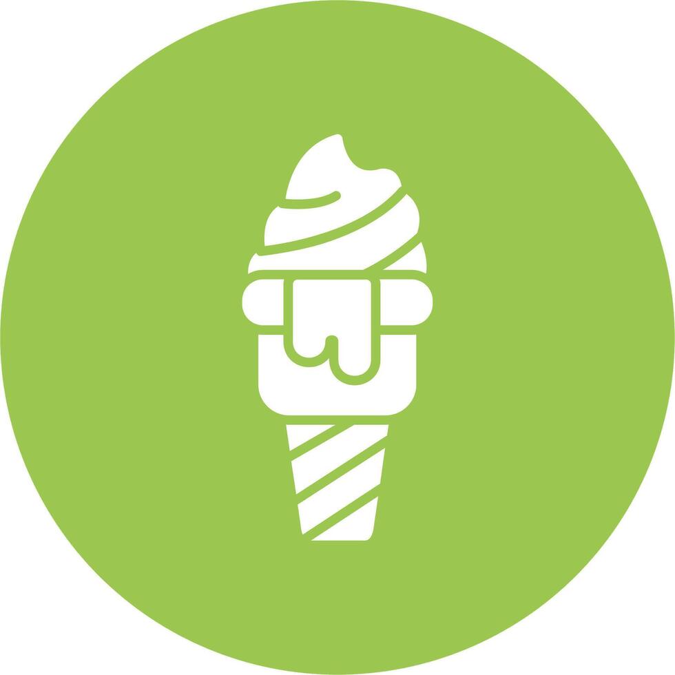 Ice Cream High Contrast Graphic vector