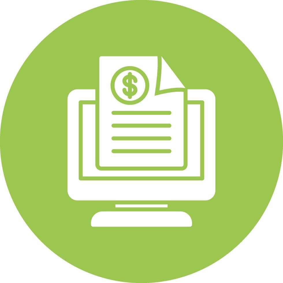 Invoice slip Isometric Art vector