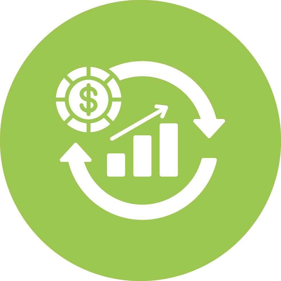 Macroeconomics High Contrast Graphic vector