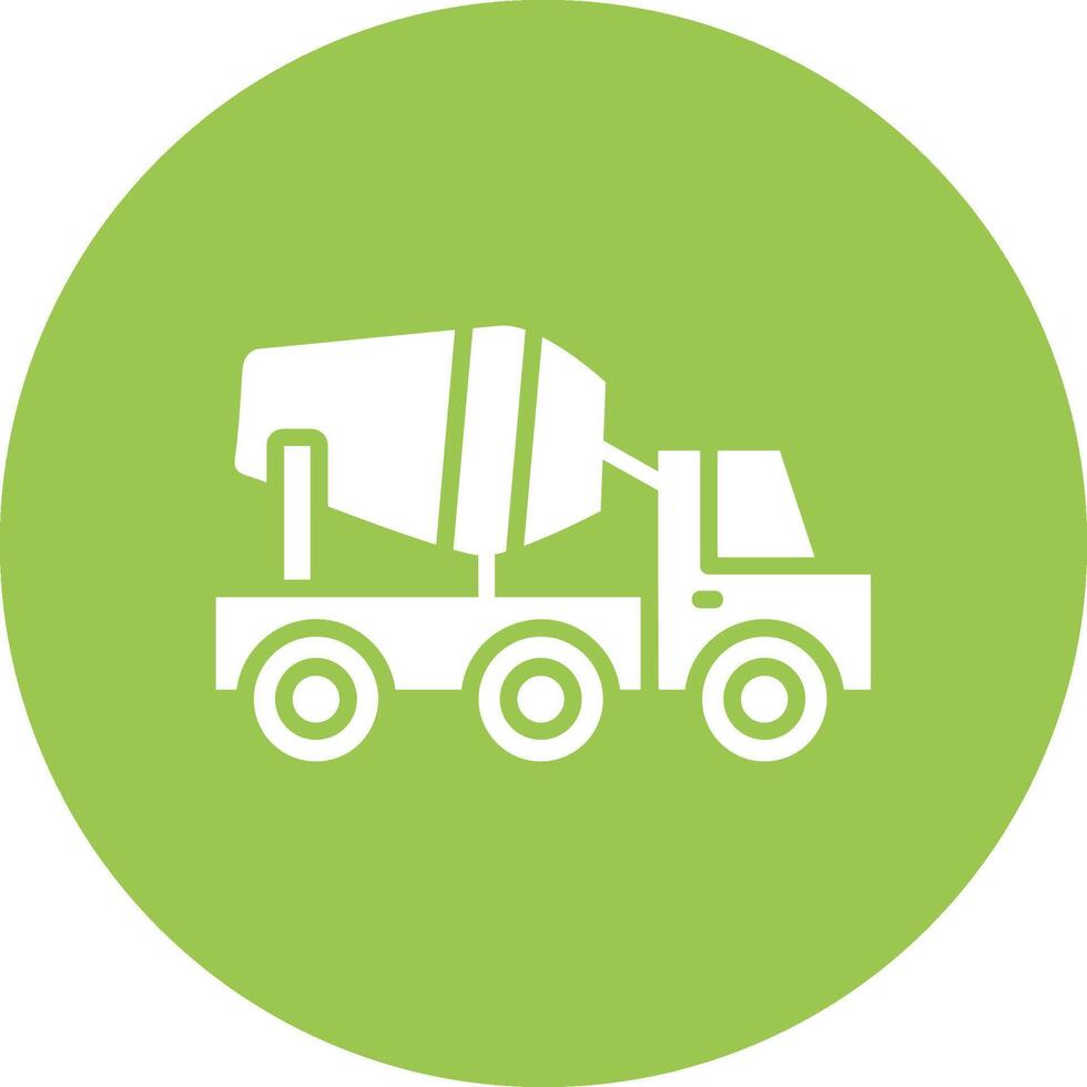 Mixer Truck Cool Tone vector