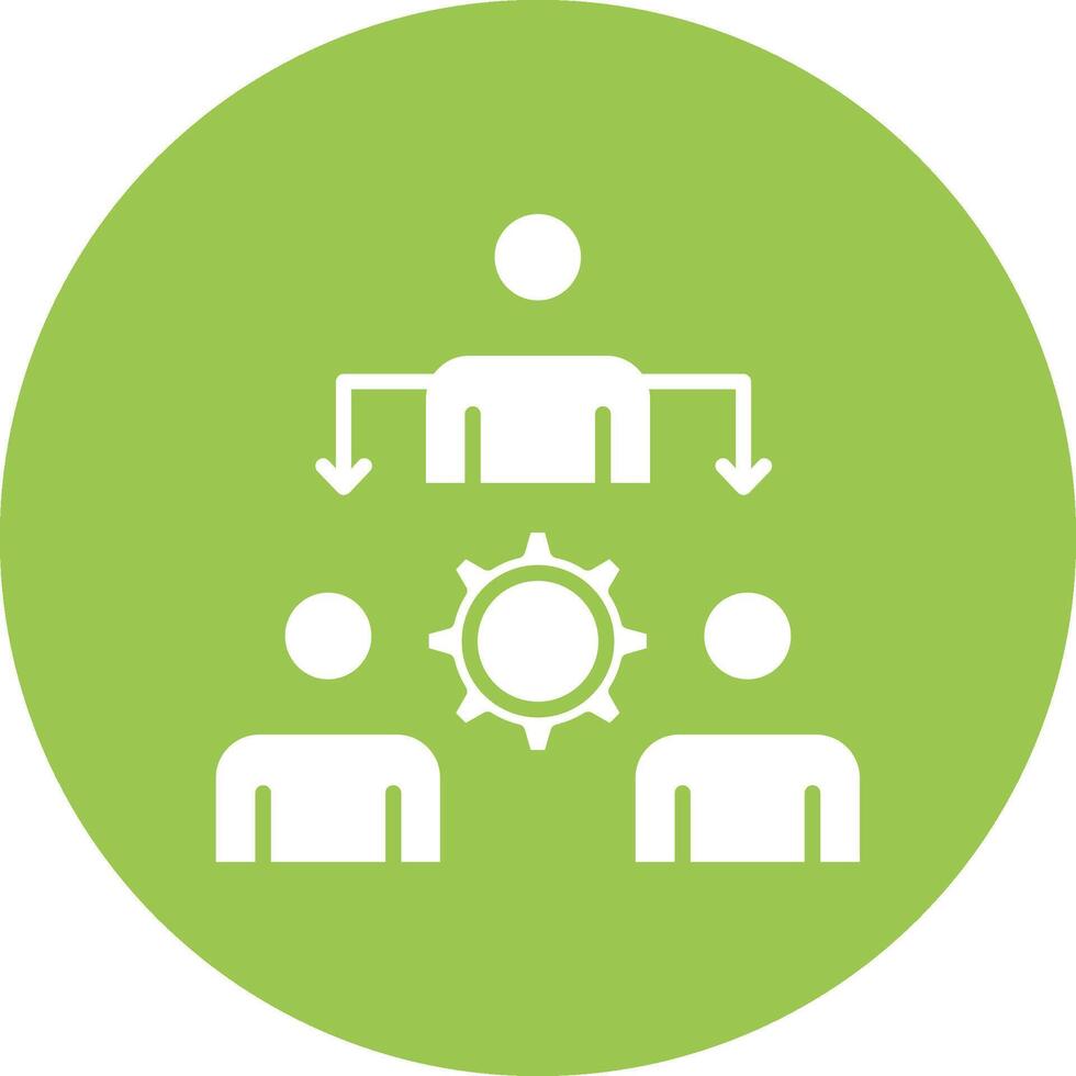 Organization Structure App Style Badge vector