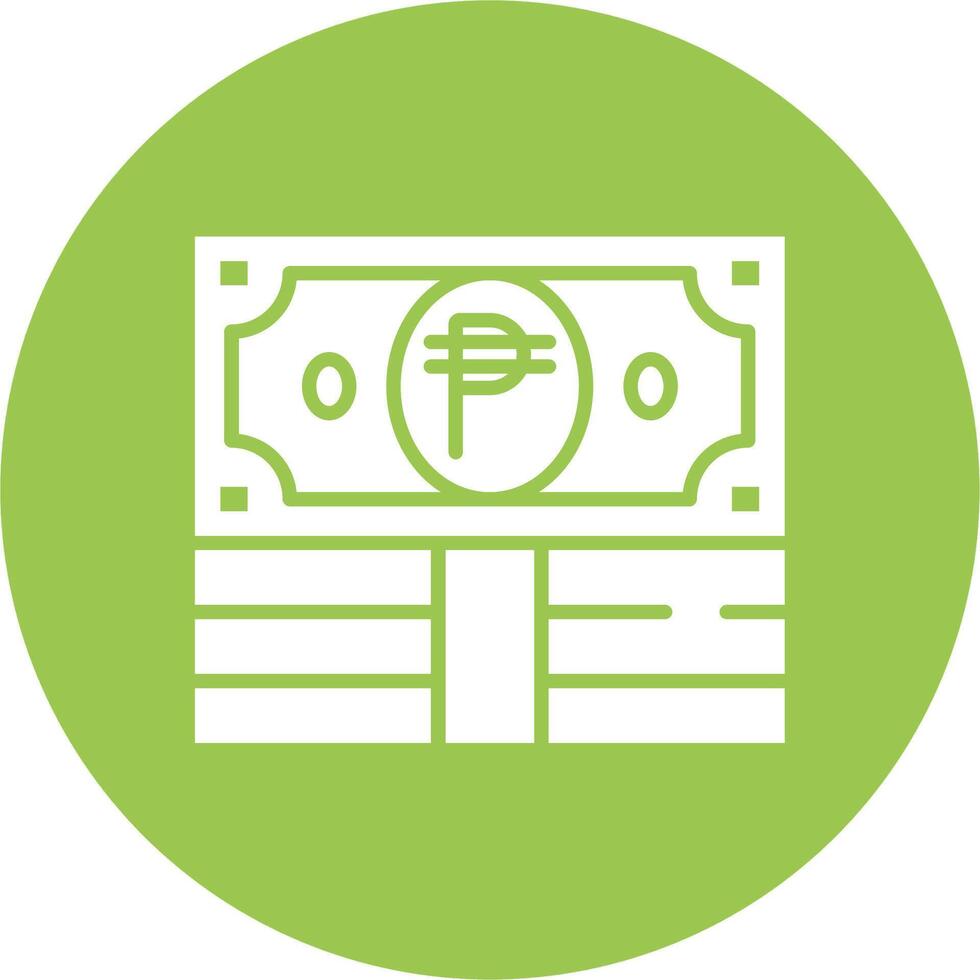 Philippine Peso Responsive Icon Badge vector