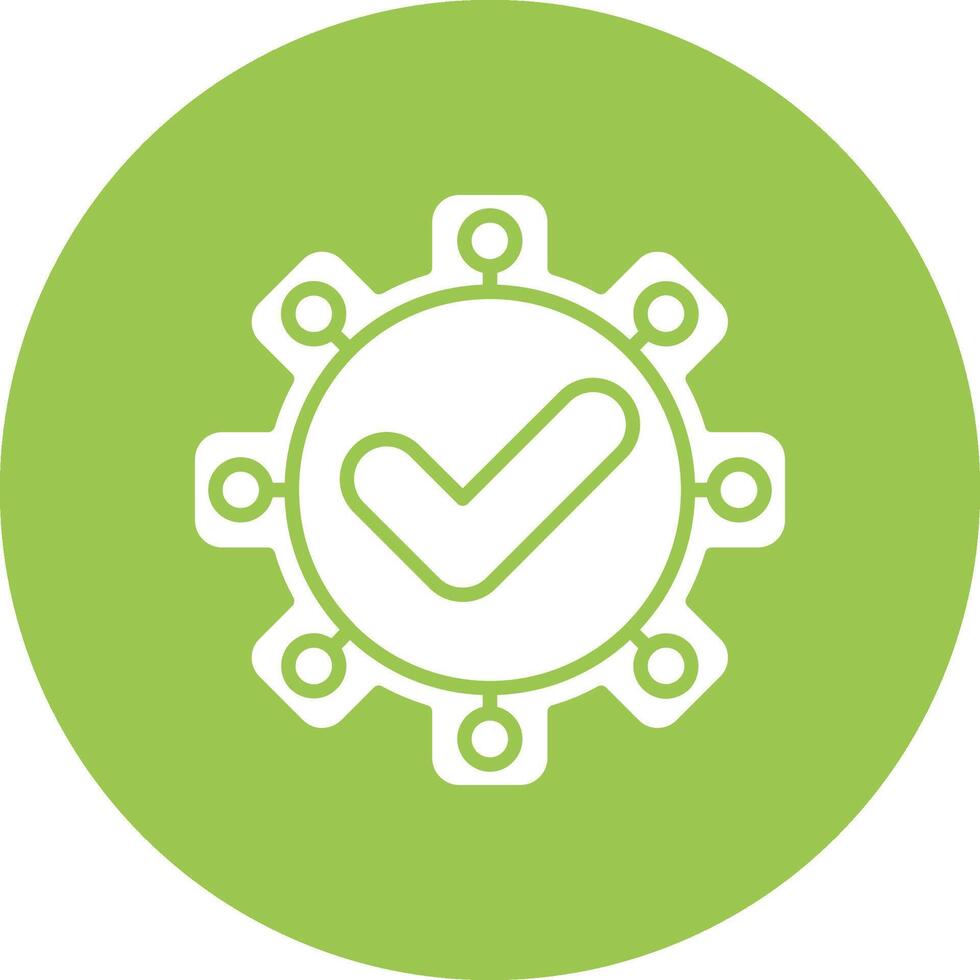 Quality Control Digital Concept Icon vector