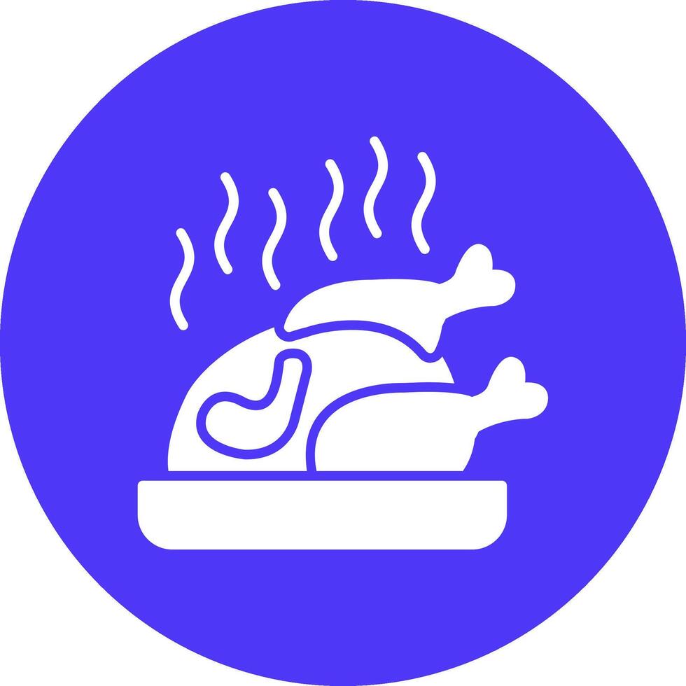 Chicken Frame Icon vector