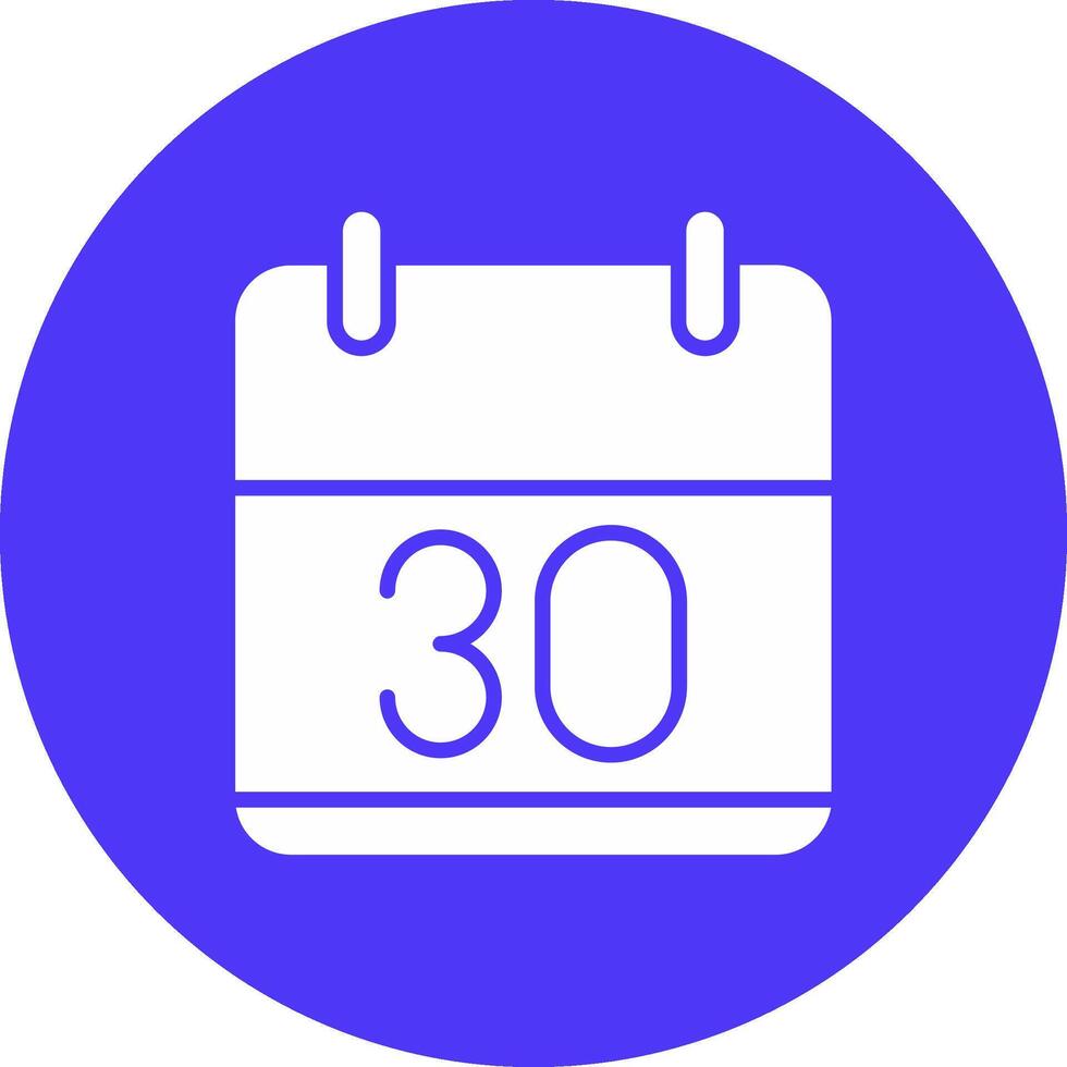 30 Days Cool Tone vector