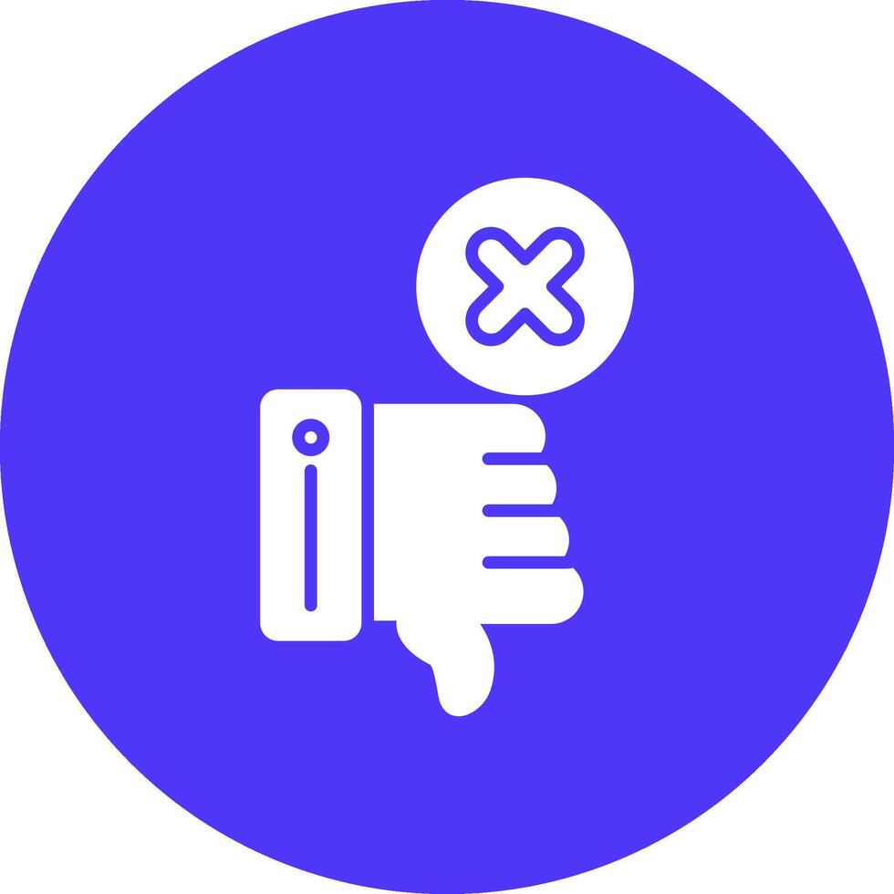 Dislike Outlined App Visual vector