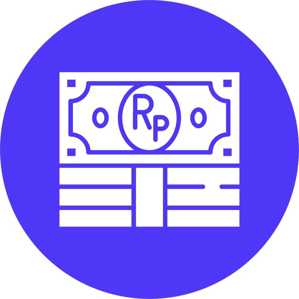 Indonesian Rupiah High Detail Symbol vector