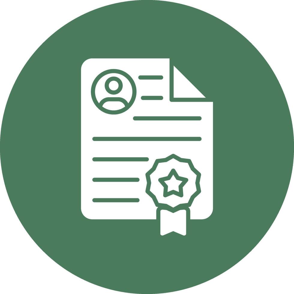 Certification Conceptual Line Work vector