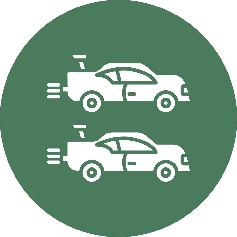 Car Race Frame Icon vector