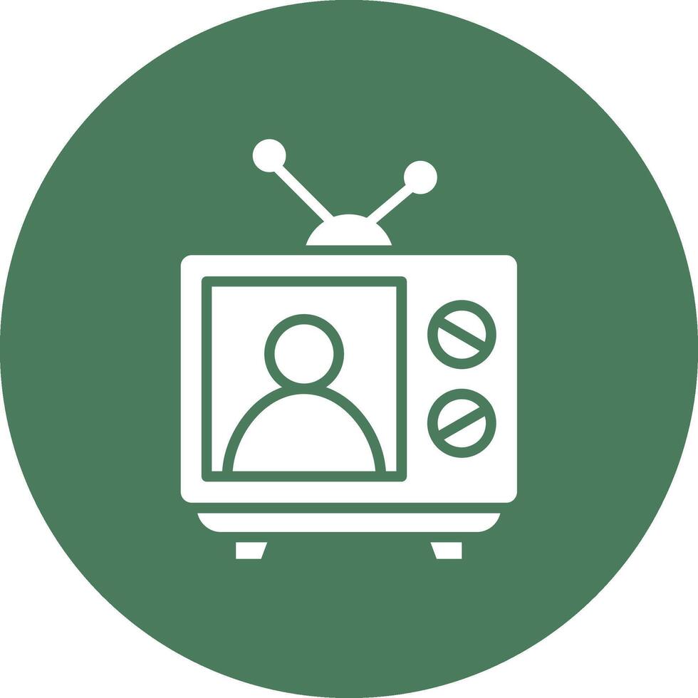 Broadcast High Contrast Graphic vector