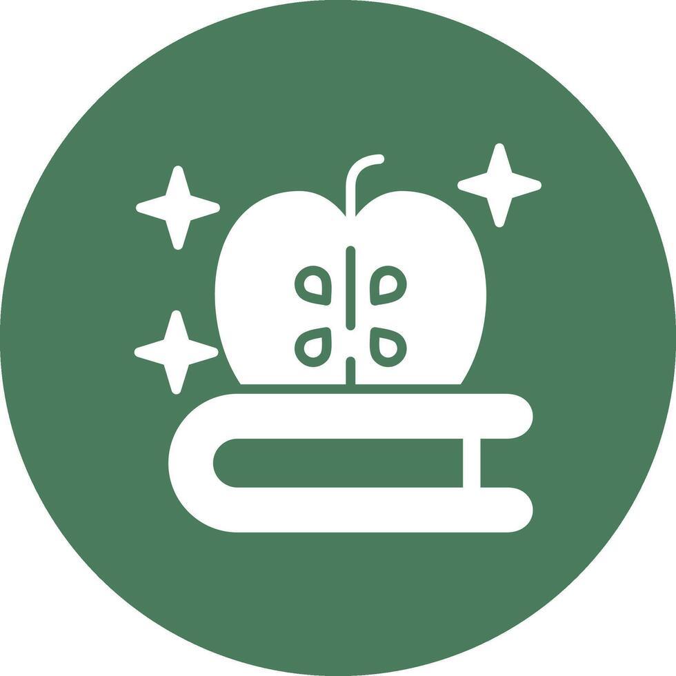 Apple Artistic UI Symbol vector