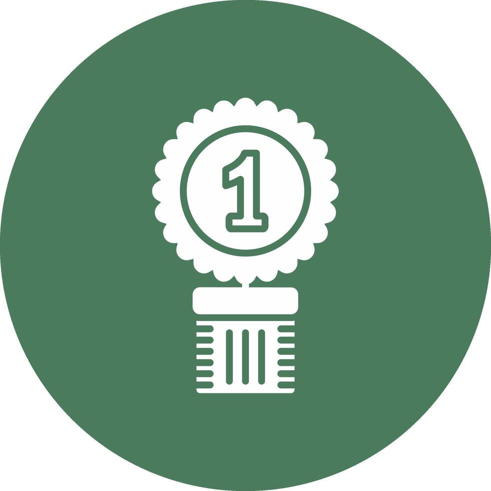 1st Prize Interactive Display Symbol vector