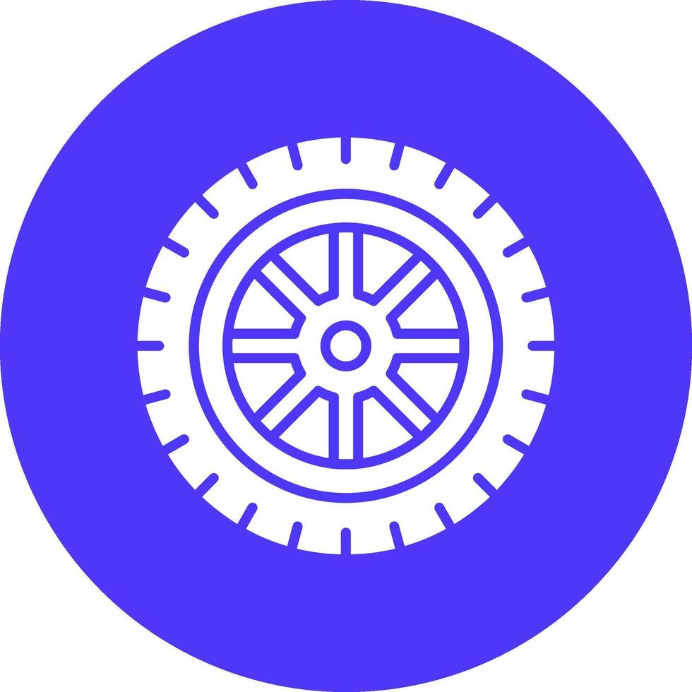 Wheel Thin Line Design vector