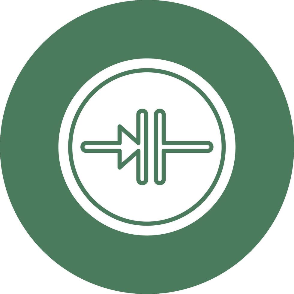 Diac Stylized Tech Element vector
